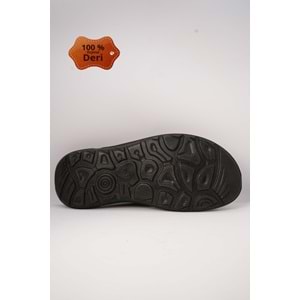 Kristal Kr.97 Anatomik Taban Hakiki Deri Erkek Terlik - Kr.97 - Kahverengi - 40