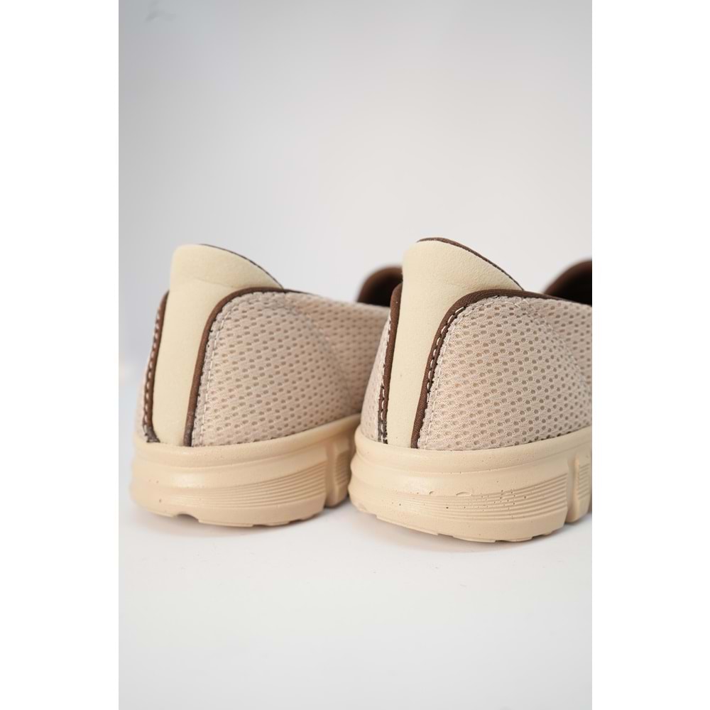 Kristal Kr.46 Anatomik Memory Taban Lastikli Kadın Ayakkabı - Bej - 37