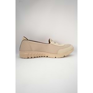 Kristal Kr.46 Anatomik Memory Taban Lastikli Kadın Ayakkabı - Bej - 37