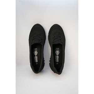 Kristal Kr.46 Anatomik Memory Taban Lastikli Kadın Ayakkabı - Siyah - 37