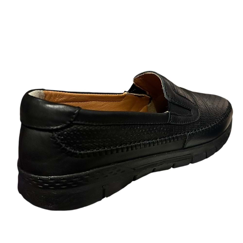 Kristal Dr.265 Tam Ortopedik İçi Dışı Hakiki Deri Kadın Ayakkabı - Siyah - 40