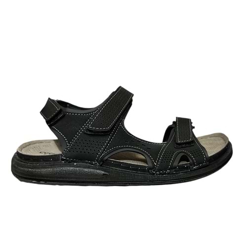 Kristal Cv.240105.50.E Anatomik Taban Erkek Sandalet - Siyah - 43