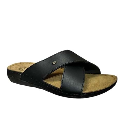 Kristal Cv.140210.50 D Anatomik Taban Erkek Terlik - Siyah - 41