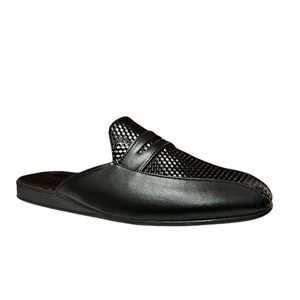 Kristal Hkn.02 Anatomik Taban Çeyiz Erkek Terlik - Siyah - 44