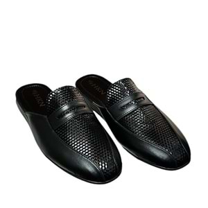 Kristal Hkn.02 Anatomik Taban Çeyiz Erkek Terlik - Siyah - 44