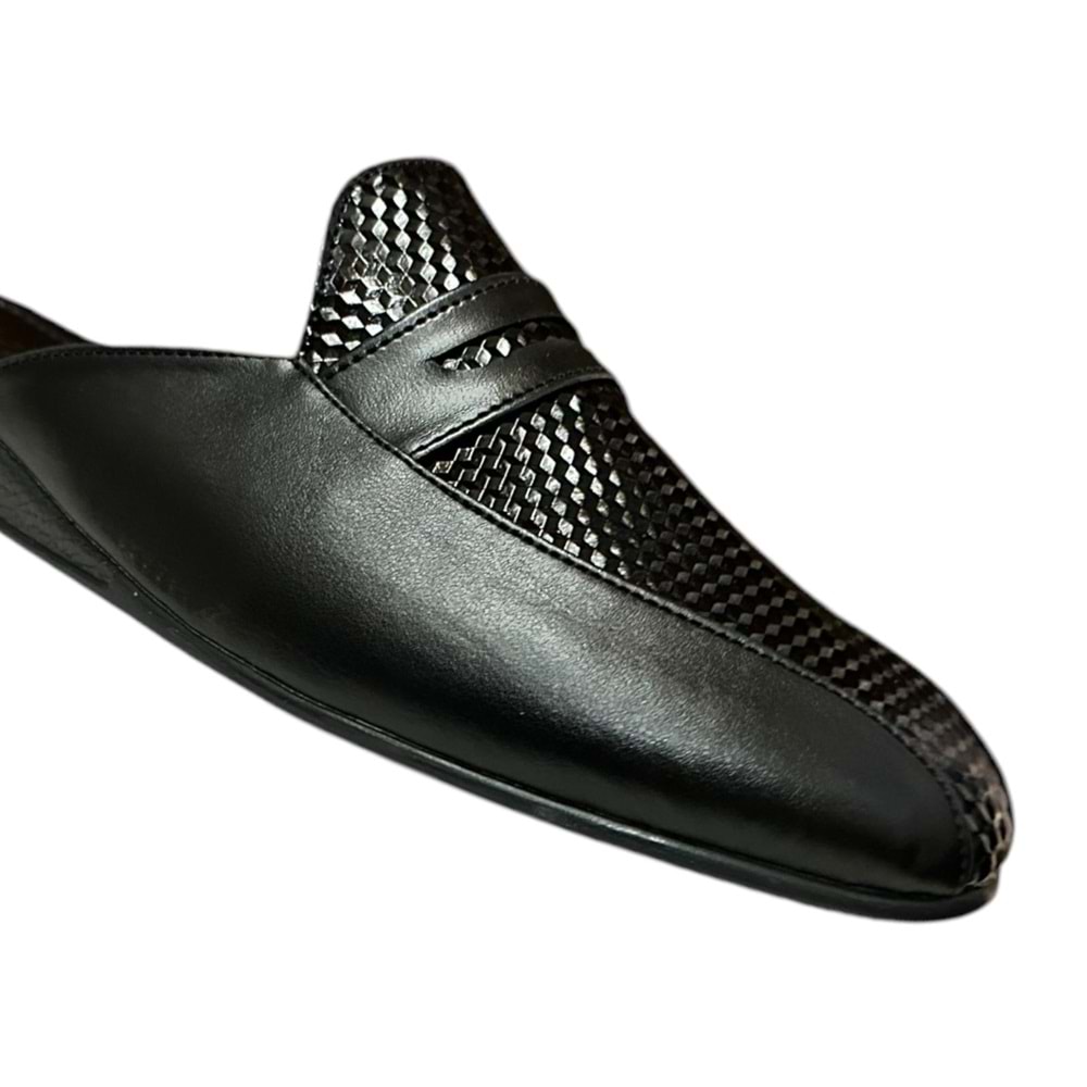 Kristal Hkn.02 Anatomik Taban Çeyiz Erkek Terlik - Siyah - 44