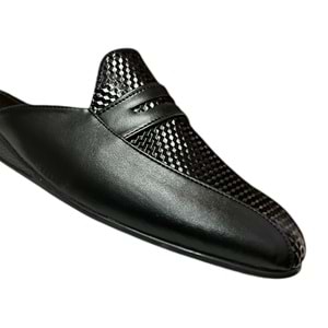 Kristal Hkn.02 Anatomik Taban Çeyiz Erkek Terlik - Siyah - 44