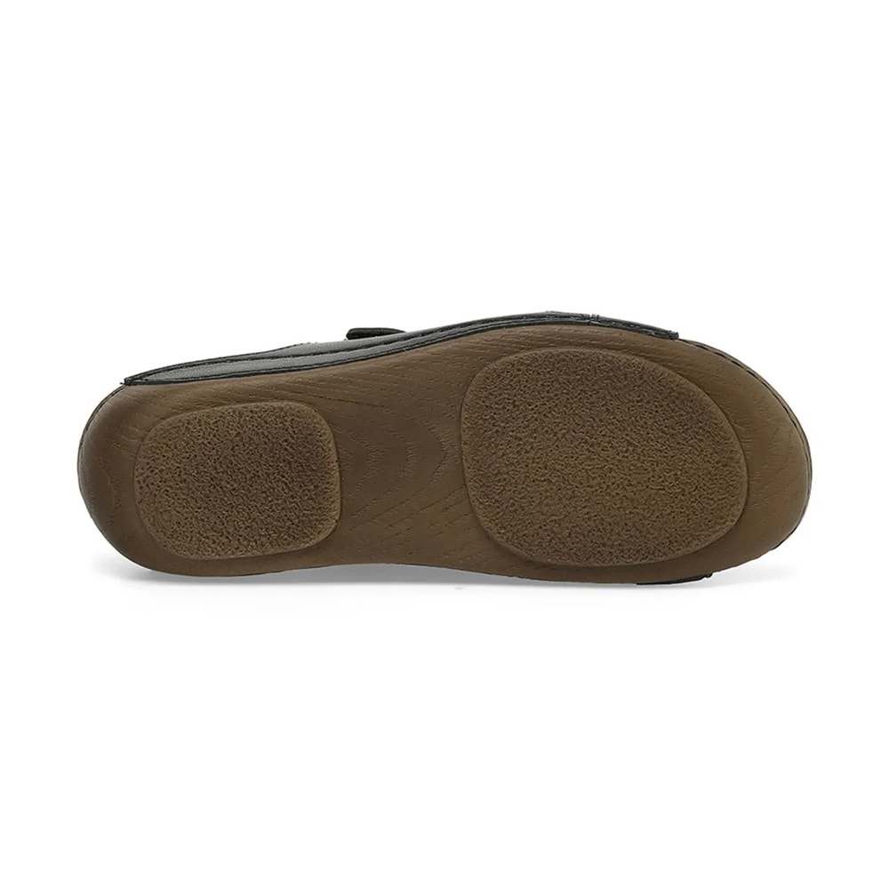 Polaris Anatomik Taban Lastikli İçi Dışı Hakiki Deri Kadın Ayakkabı - 104030.Z3FX - Siyah - 40