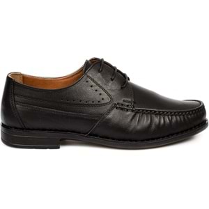 Polaris 91.108826.m Anatomik Taban Hakiki Deri Erkek Ayakkabı - Siyah - 42