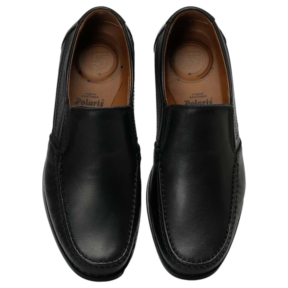 Polaris 108867 M3FX Anatomik Taban Hakiki Deri Erkek Ayakkabı - Siyah - 43
