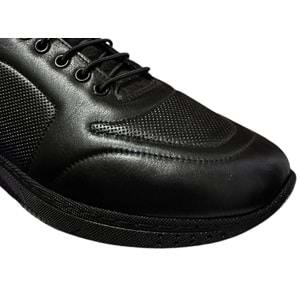 Kristal Dr.271 Anatomik Taban İçi Dışı Hakiki Deri Bağcıklı Kadın Ayakkabı - Siyah - 38