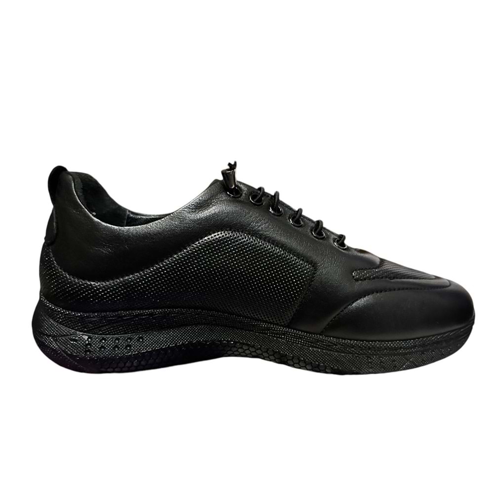 Kristal Dr.271 Anatomik Taban İçi Dışı Hakiki Deri Bağcıklı Kadın Ayakkabı - Siyah - 40