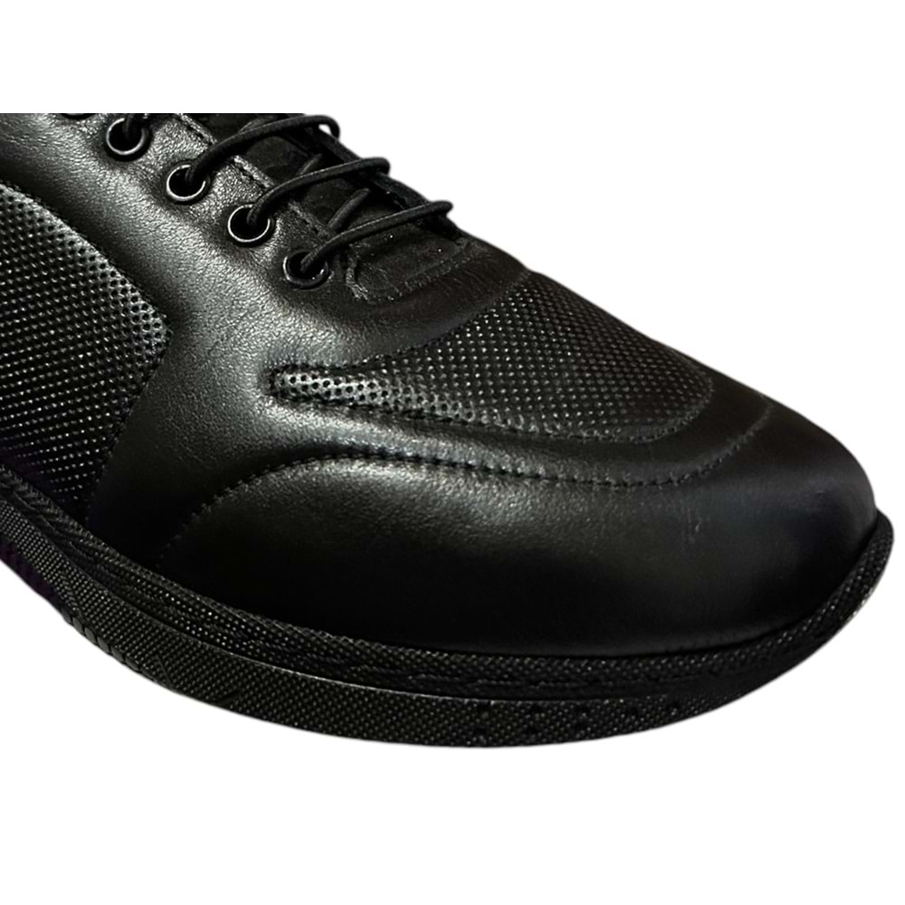 Kristal Dr.271 Anatomik Taban İçi Dışı Hakiki Deri Bağcıklı Kadın Ayakkabı - Siyah - 40