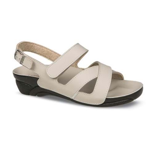 Ceyo Venedik-8 Tam Ortopedik Kadın Sandalet - Bej - 37