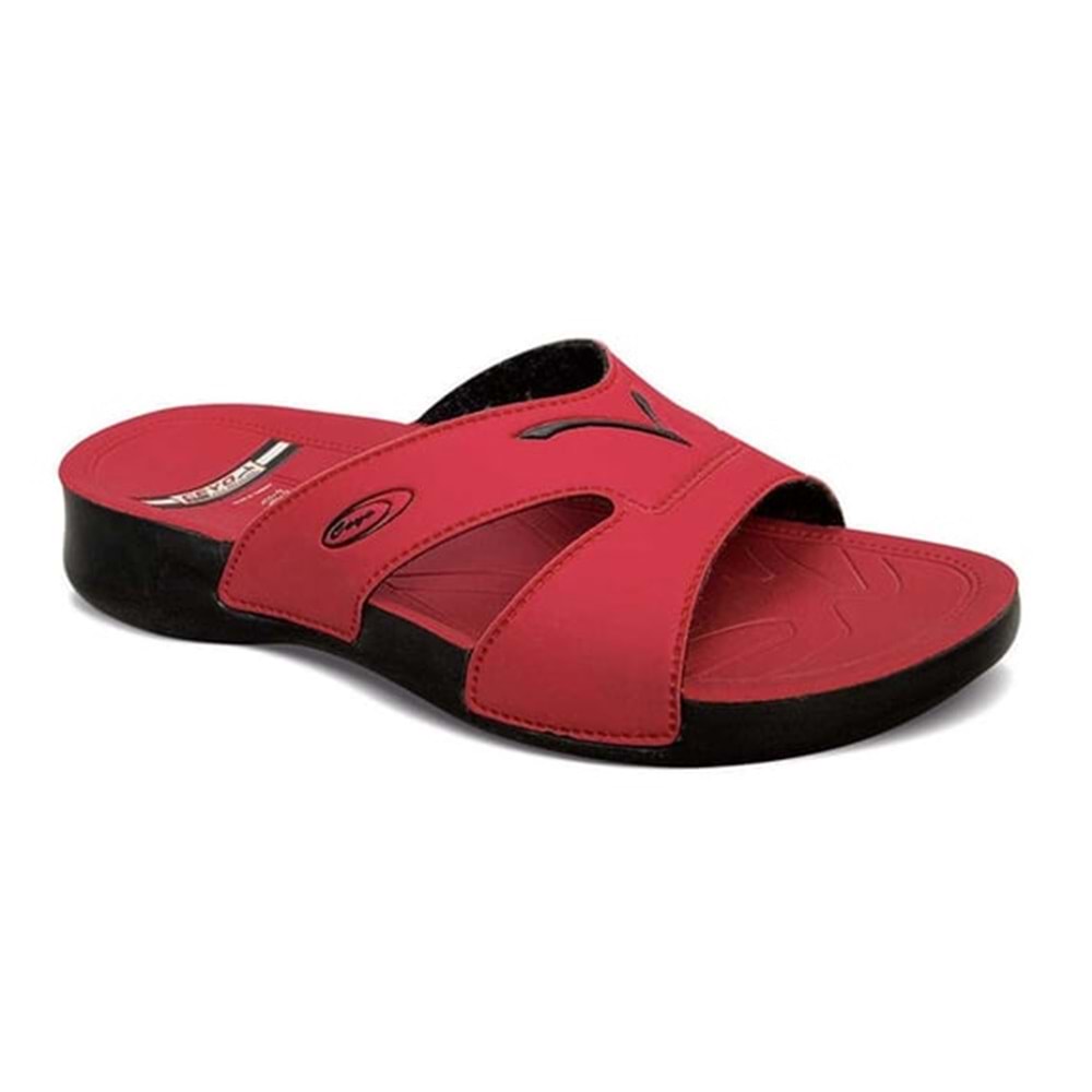 Ceyo 3400-2 tam ortopedik kadın terlik - Kırmızı - 35