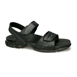 Ceyo Rıva Tam Ortopedik Erkek Sandalet - Siyah - 40