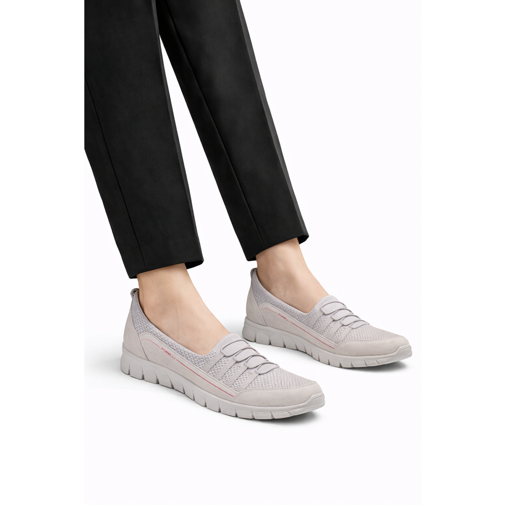 Forelli Lısa-G Comfort tam ortopedik Kadın Ayakkabı - Gri - 37
