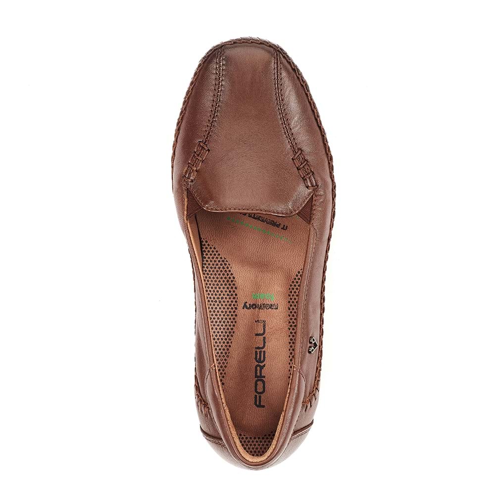 Forellı Marla-G Tam Ortopedik İçi Dışı Hakiki Deri Kadın Ayakkabı - Kahverengi - 40