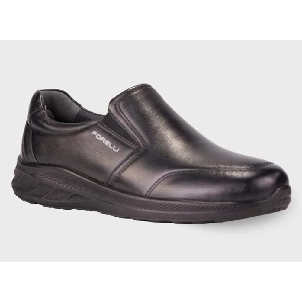 Forellı Nexus-G Tam Ortopedik İçi Dışı Hakiki Deri Erkek Ayakkabı - Siyah - 44