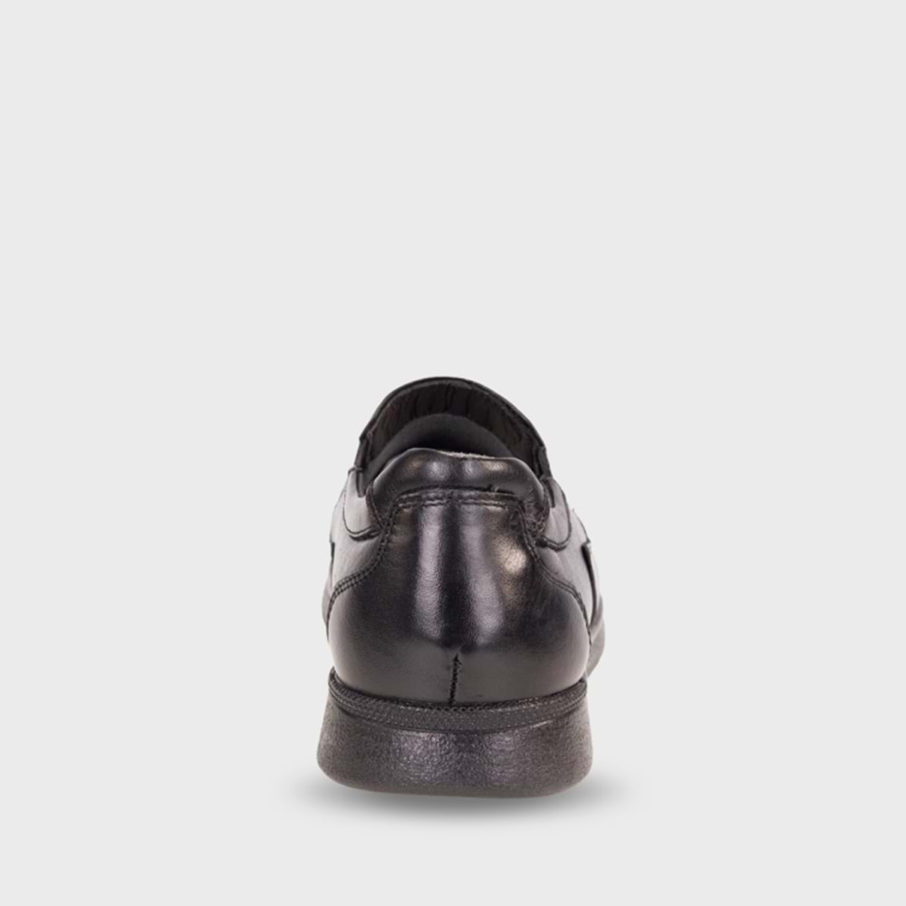 Forelli Zeke-H Comfort Tam Ortopedik İçi Dışı Hakiki Deri Erkek Ayakkabı - Siyah - 40