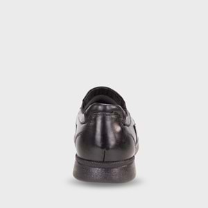 Forelli Zeke-H Comfort Tam Ortopedik İçi Dışı Hakiki Deri Erkek Ayakkabı - Siyah - 40