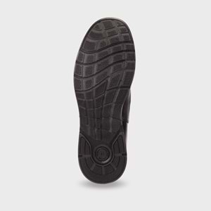 Forelli Zeke-H Comfort Tam Ortopedik İçi Dışı Hakiki Deri Erkek Ayakkabı - Siyah - 40