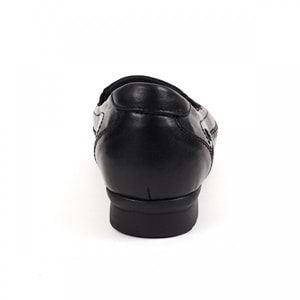 Forellı Lady-G Tam Ortopedik İçi Dışı Hakiki Deri Kadın Ayakkabı - Siyah - 40