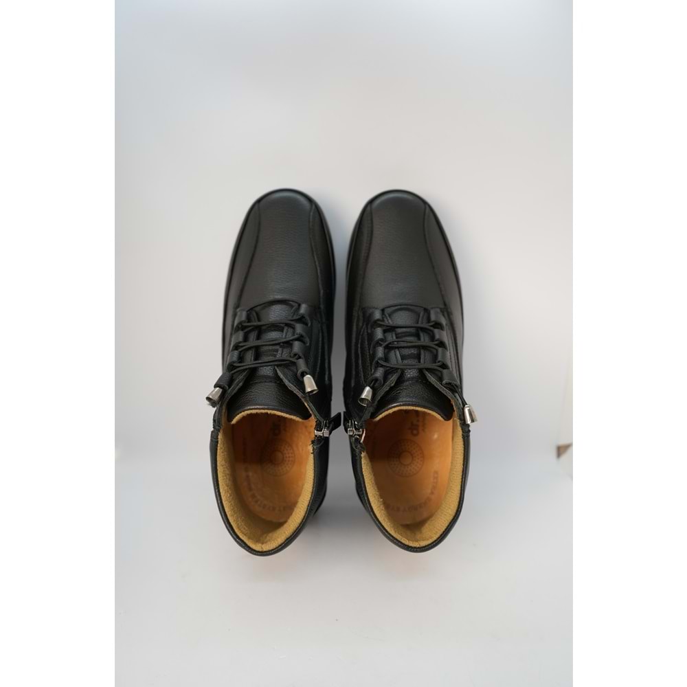 Kristal Dr.220 Tam Ortopedik Hakiki Deri Kadın Bot - Siyah - 36