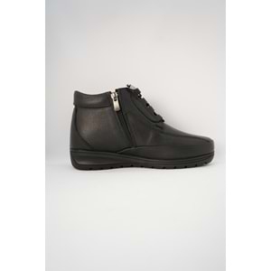 Kristal Dr.220 Tam Ortopedik Hakiki Deri Kadın Bot - Siyah - 36