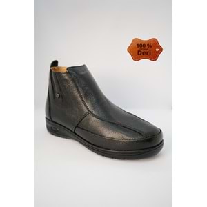 Kristal Dr.218 Tam Ortopedik Hakiki Deri Kadın Bot - Siyah - 38