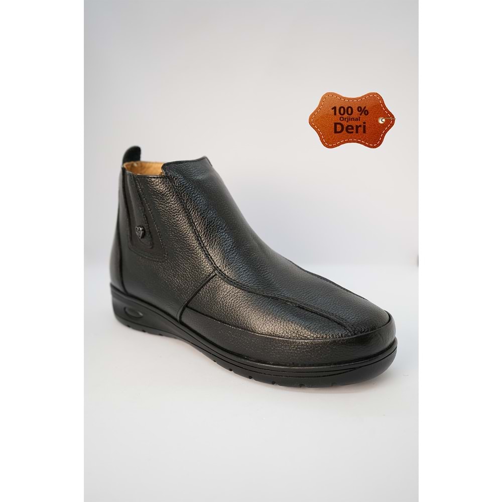 Kristal Dr.218 Tam Ortopedik Hakiki Deri Kadın Bot - Siyah - 40
