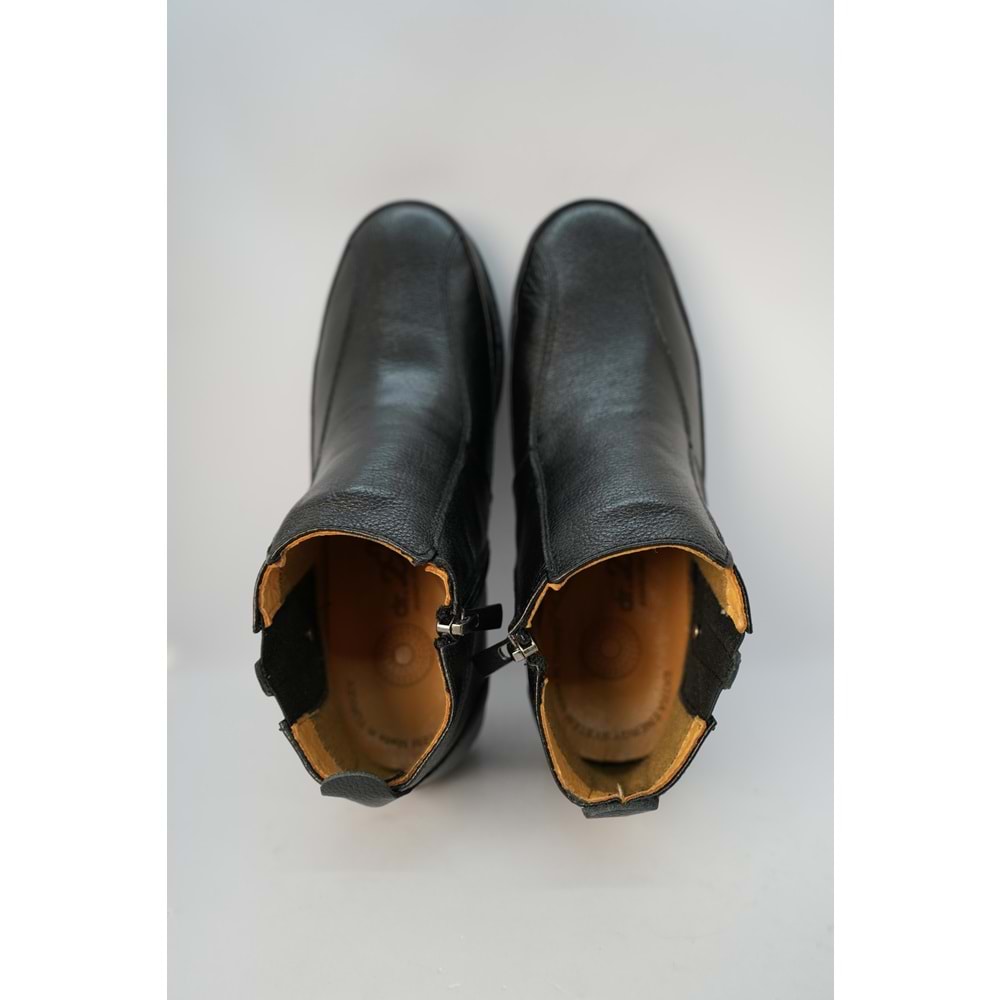 Kristal Dr.218 Tam Ortopedik Hakiki Deri Kadın Bot - Siyah - 40