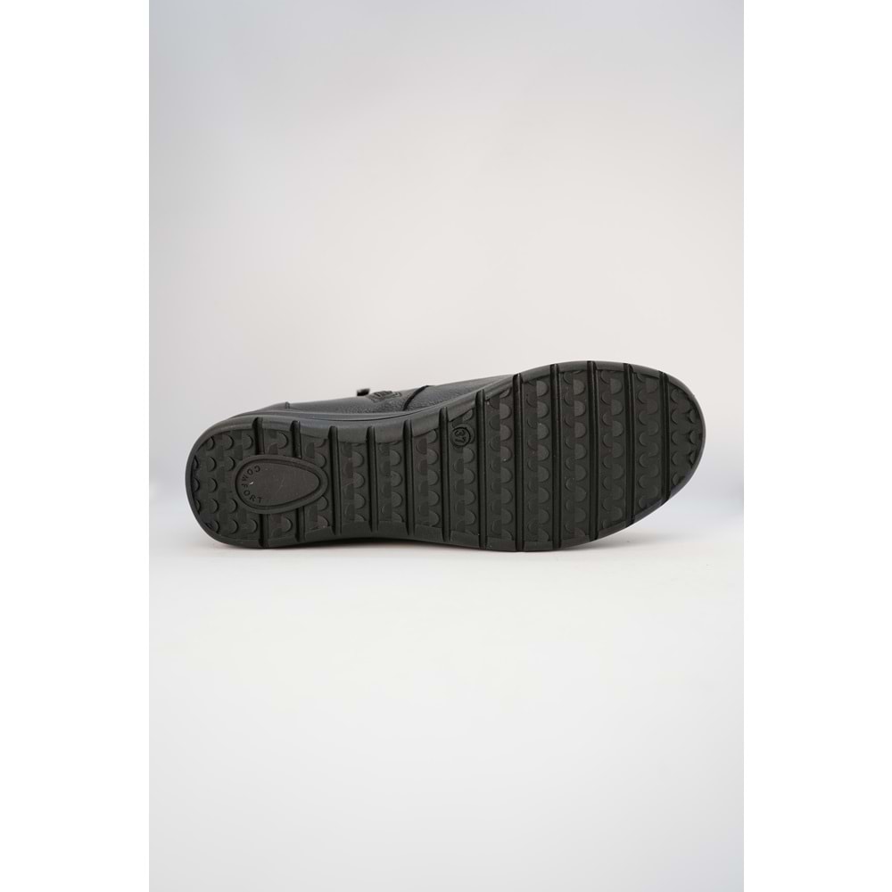 Kristal Dr.218 Tam Ortopedik Hakiki Deri Kadın Bot - Siyah - 40