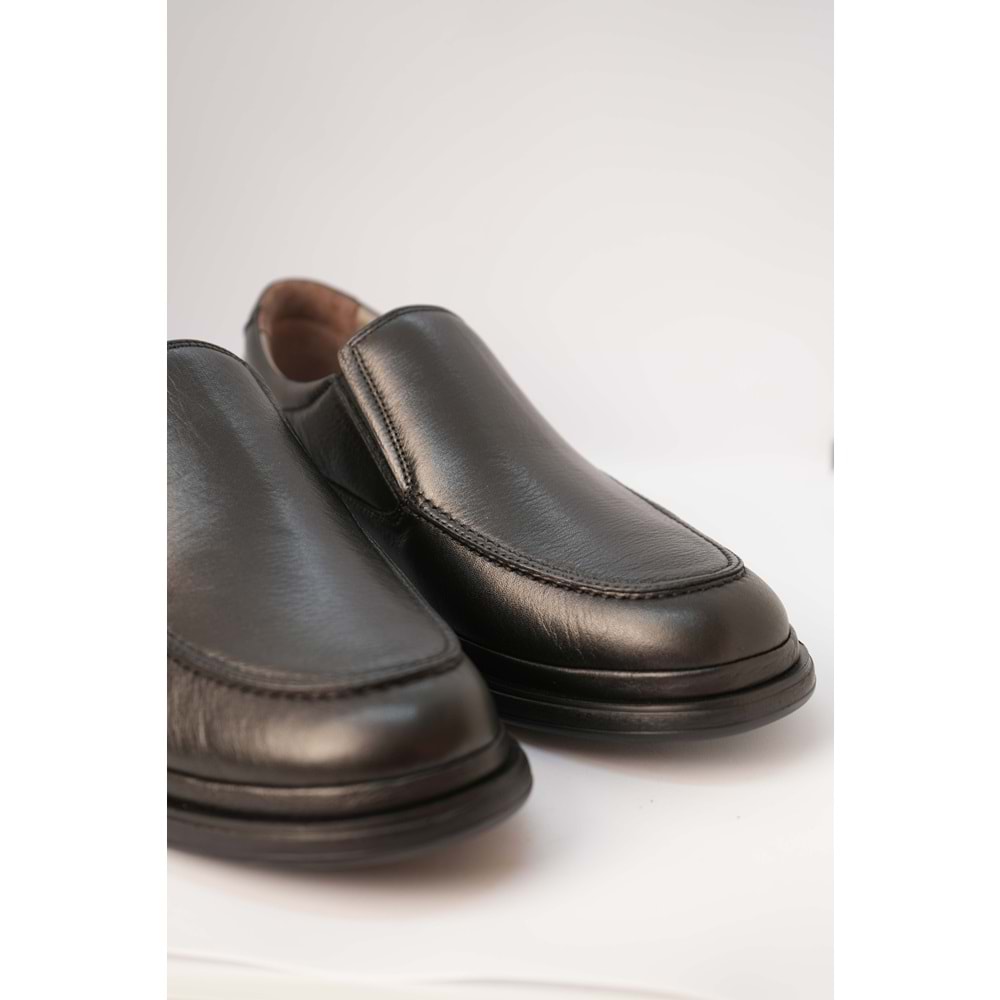 Kristal Dim.404-3 Tam Ortopedik İçi Dışı Hakik Deri Erkek Ayakkabı - Dim.404-3 - Siyah - 40