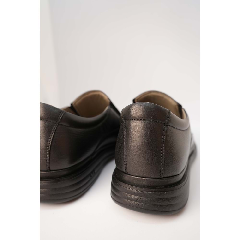 Kristal Dim.404-3 Tam Ortopedik İçi Dışı Hakik Deri Erkek Ayakkabı - Dim.404-3 - Siyah - 40