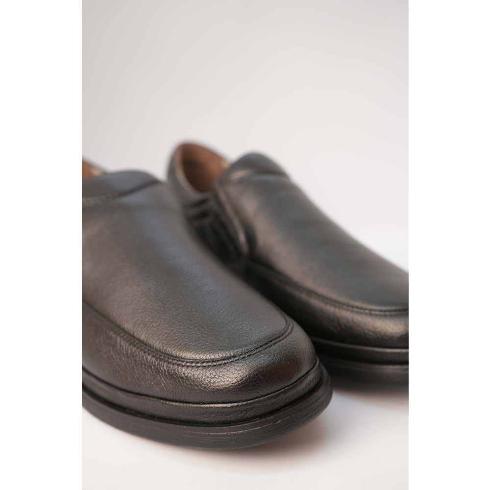 Kristal Dim.209-L Tam Ortopedik İçi Dışı Hakiki Deri Erkek Ayakkabı - Dim.209-L - Siyah - 40