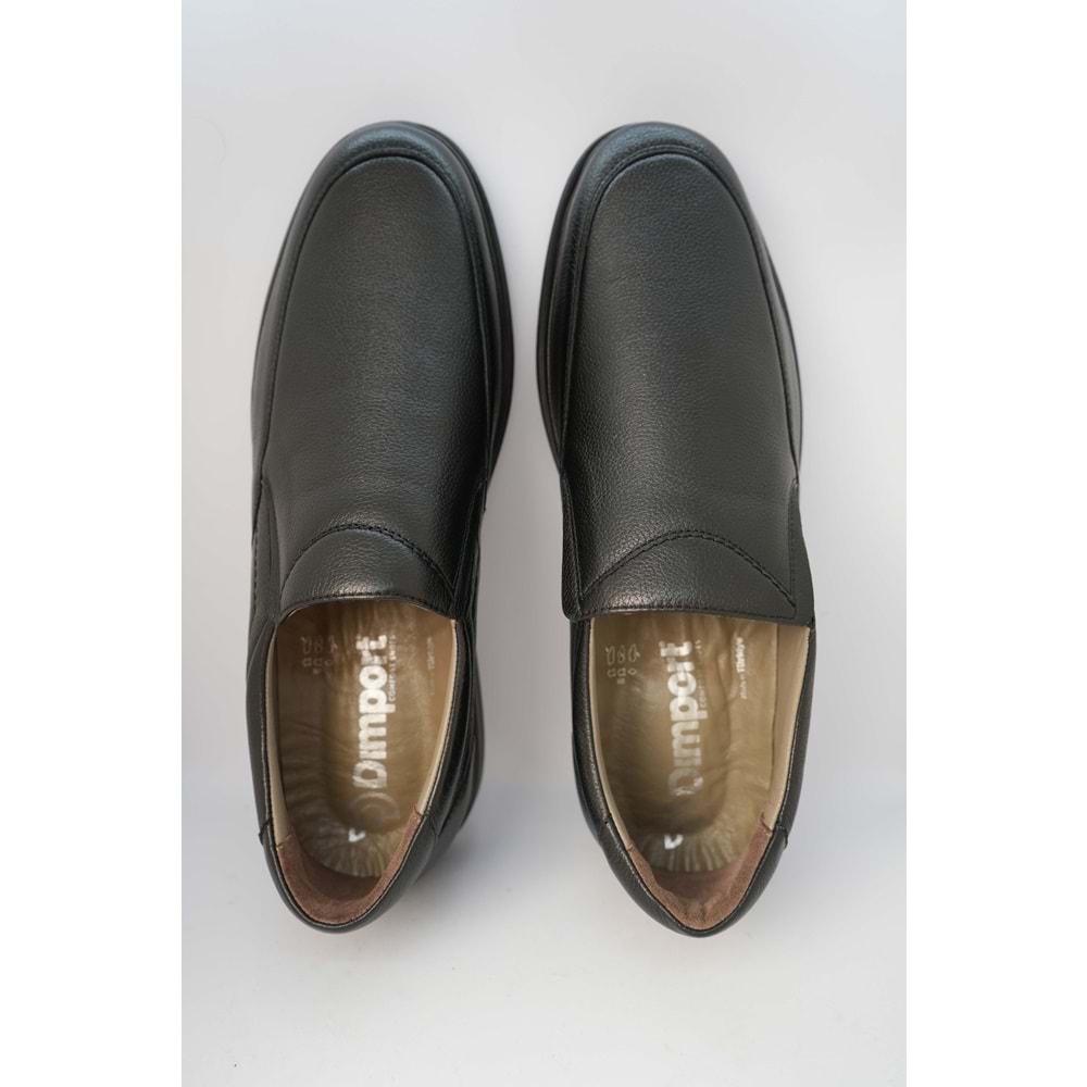 Kristal Dim.209-L Tam Ortopedik İçi Dışı Hakiki Deri Erkek Ayakkabı - Dim.209-L - Siyah - 40