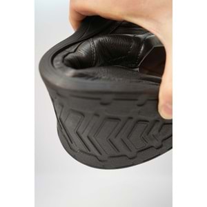 Kristal Dim.209-L Tam Ortopedik İçi Dışı Hakiki Deri Erkek Ayakkabı - Dim.209-L - Siyah - 40