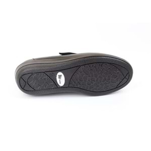 Dia 004 Diyabetik Şeker Hastaları İçin İçi Dışı Hakiki Deri Kadın Ayakkabı - 004 - Siyah - 40