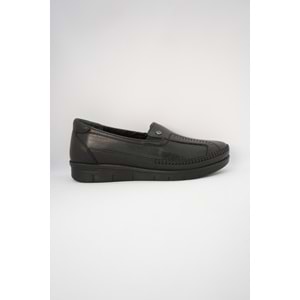 Kristal Mr. 05 Tam Ortopedik İçi Dışı Hakiki Deri Kadın Ayakkabı - Mr.05 - Siyah - 39