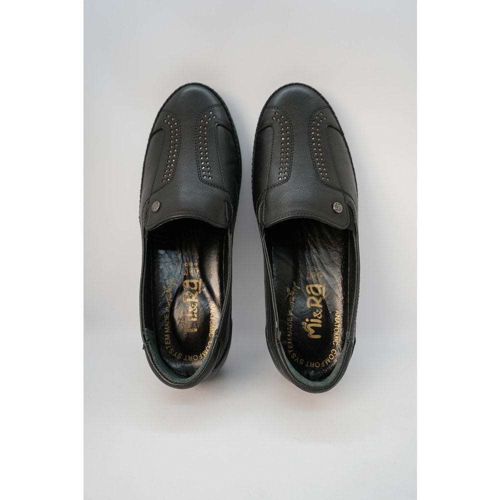 Kristal Mr. 05 Tam Ortopedik İçi Dışı Hakiki Deri Kadın Ayakkabı - Mr.05 - Siyah - 41