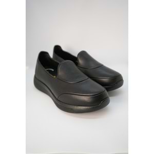 Forex Tam Ortopedik İçi Dışı Hakiki Deri Hafif Taban Kadın Ayakkabı - Siyah - 38