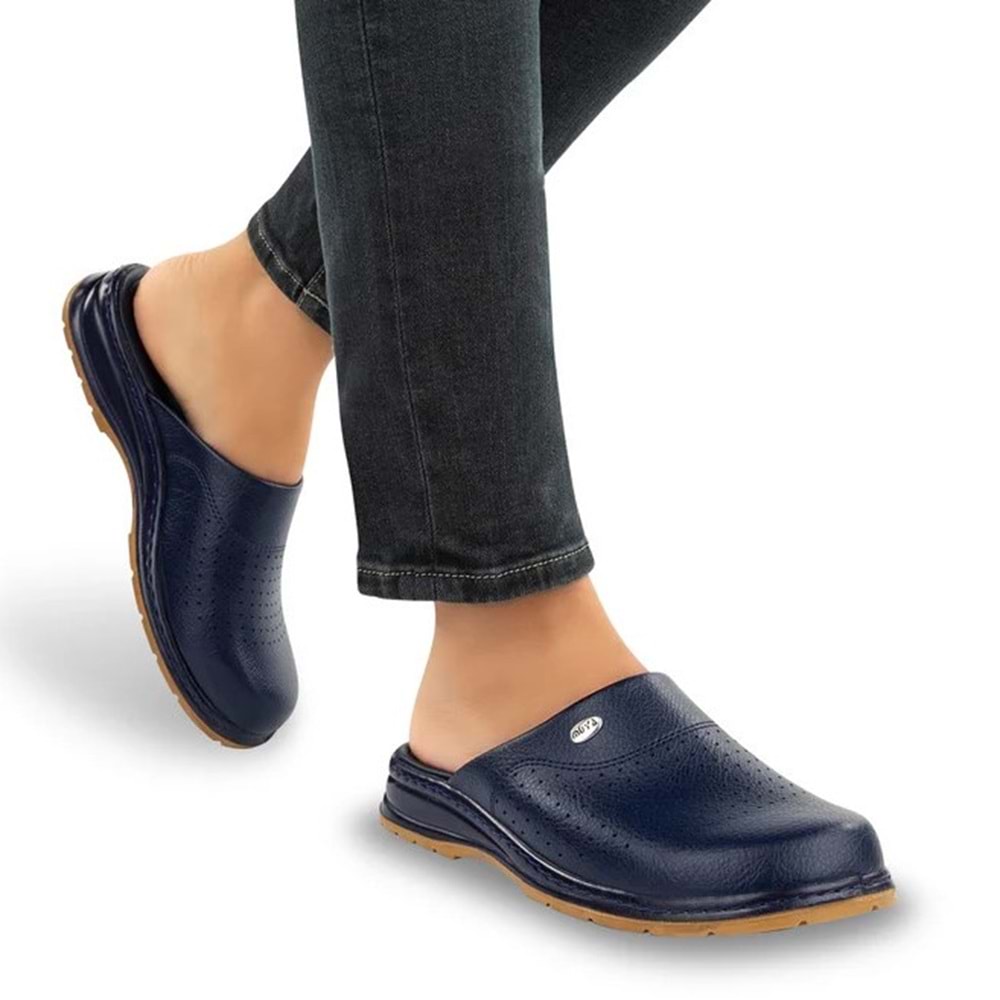 Muya Sabo Tam Ortopedik Kaymaz Taban Erkek Terlik - lacivert - 47