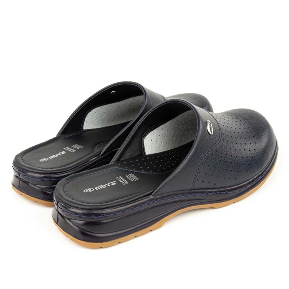 Muya Sabo Tam Ortopedik Kaymaz Taban Erkek Terlik - lacivert - 47