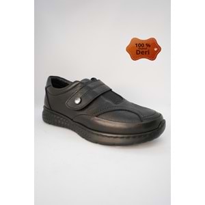Kristal Dim.1223 Tam Ortopedik Hakiki Deri Kadın Ayakkabı - Siyah - 37