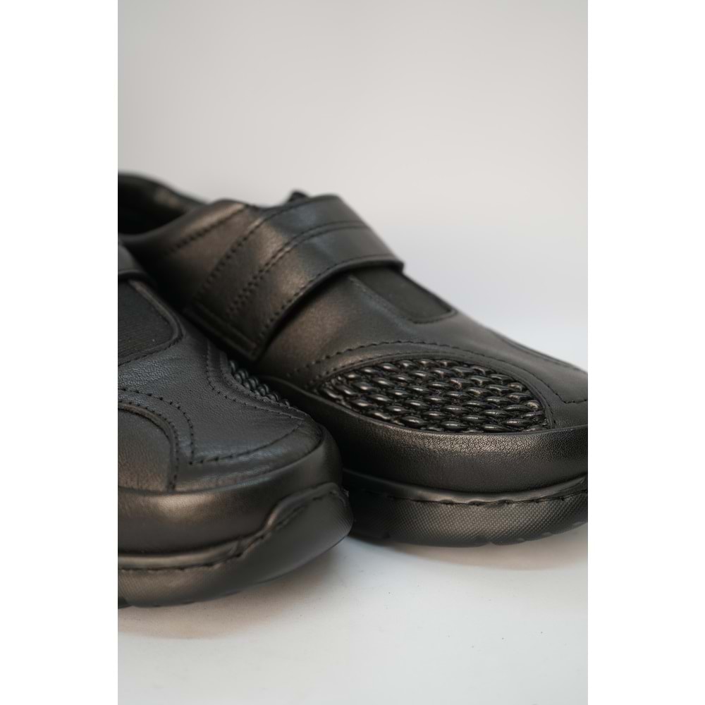 Kristal Dim.1223 Tam Ortopedik Hakiki Deri Kadın Ayakkabı - Siyah - 37