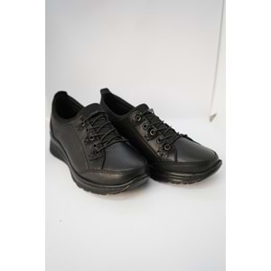 Kristal Dr.283 Tam Ortopedik Hakiki Deri Kadın Ayakkabı - Siyah - 40