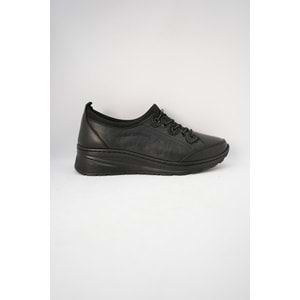 Kristal Dr.283 Tam Ortopedik Hakiki Deri Kadın Ayakkabı - Siyah - 40