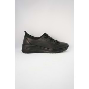 Kristal Dr.283 Tam Ortopedik Hakiki Deri Kadın Ayakkabı - Siyah - 40