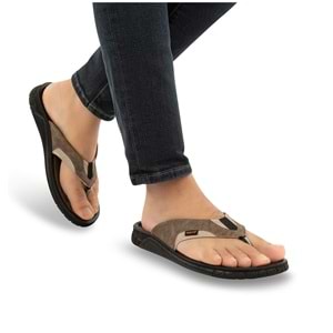 Muya Astra Parmak Arası Erkek Terlik - Vizon - 41